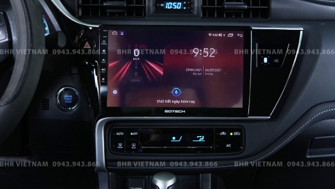 Màn hình Gotech GT360 Plus liền camera 360 Toyota Altis 2018 - nay